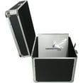 thumbnail image 5 of (1) CheckOutStore Aluminum Heavy Duty 12" LP Vinyl Record Album Storage Box (Holds Up to 100 LPs) (Black), 5 of 6