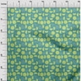 thumbnail image 3 of oneOone Cotton Jersey Turquoise Blue Fabric Lemon Craft Projects Decor Fabric Printed By The Yard 58 Inch Wide, 3 of 4
