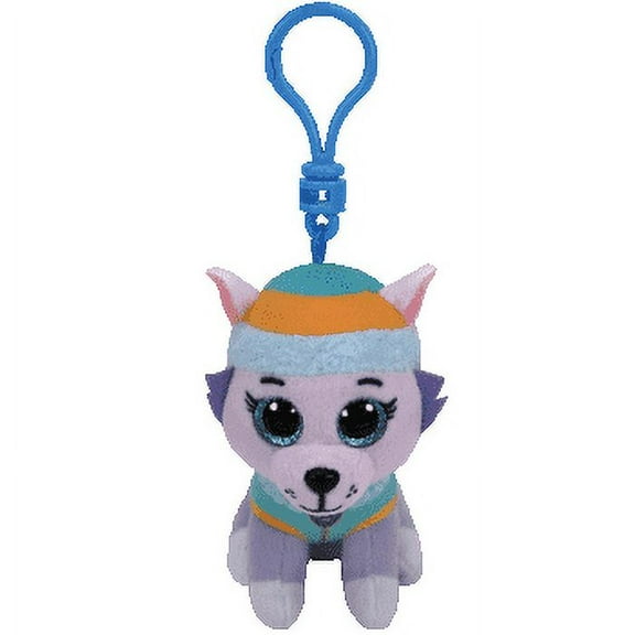 TY Beanie Boos - Paw Patrol EVEREST (Plastic Key Clip)