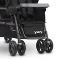 thumbnail image 4 of Joovy Big Caboose Graphite Convertible Tandem Sit & Stand Triple Stroller, Black, 4 of 5