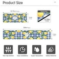 thumbnail image 3 of Yayeee Faucet Mat for Kitchen Sink 14.7" Diatomite Long Splash Guard Pad, Blue Plaid Lemon, 2 Pack, 3 of 7
