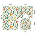 thumbnail image 3 of Dinosaur and Palm Tree Pattern Bathroom Rugs Sets 3 Piece,Toilet Cover Set,Absorbent Non Slip Bathroom Mats Sets with U-Shaped Contour Rug Toilet Rug Set, 3 of 5