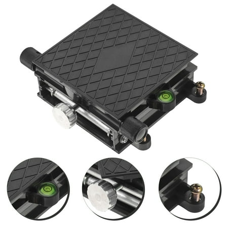 BESTYASH Black Heavy Duty Laboratory Lift Platform Lab Jack Scissor Stand for Precise Height Adjustment