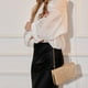 thumbnail image 3 of Bolso de noche plisado Kseymeir Clutch Purse para mujer, dorado, 3 of 7