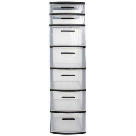 UPC: 7707294452739 | MQ Eclypse 7-Drawer Plastic Storage Unit Black