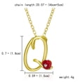 thumbnail image 2 of Jusqu'à 65% de Réduction sur les Colliers SMihono pour Femmes, Collier Lettre Rose avec Strass, Pendentif Rétro en Anglais, 2 of 2
