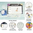 thumbnail image 4 of Inkdotpot Kids Daily Responsibility Checklist, Hanging Chore Chart- Childrens Job Poster- Morning/Evening Daily Routine- Daily Task List-OPU, 4 of 6