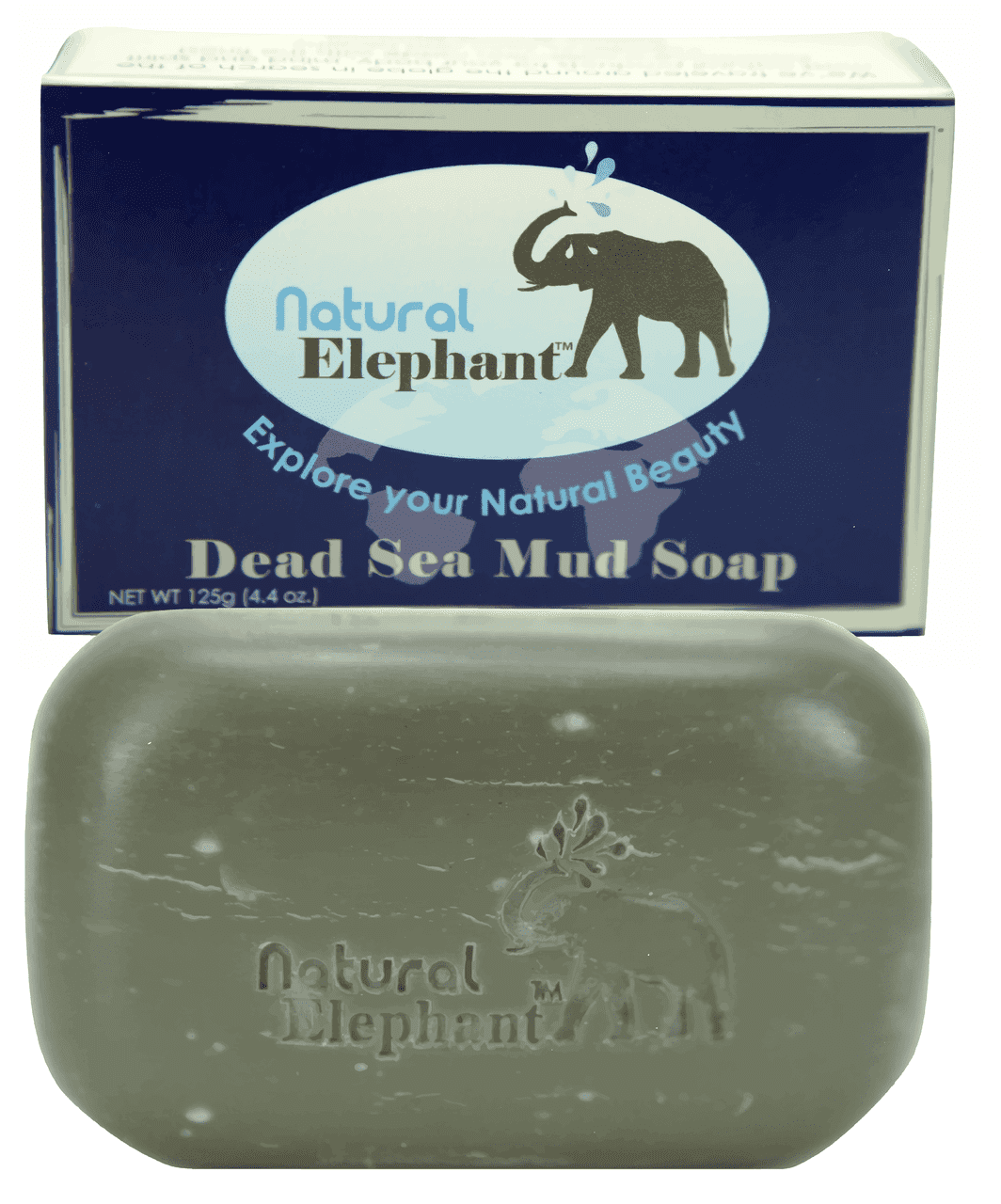 Dead Sea Mud Soap 4.4 oz (125 g) by Natural Elephant