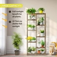 thumbnail image 3 of YIHATA Plant Stand, Indoor Outdoor Plant Shelves 10 Tiers Indoor Plant Holder for Living Room Outdoor Plant Rack Indoor Multiple Plants Patio Balcony Garden, 3 of 7