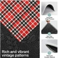 thumbnail image 3 of Red Black White Checkerboard Checkered Pattern Kitchen Rugs Sets Of 3,Kitchen Runner Rugs Non Skid Washable,Decorative Kitchen Floor Mats for Kitchen,Sink,Laundry,17"x30"+ 17"x47" + 17"x59", 3 of 6