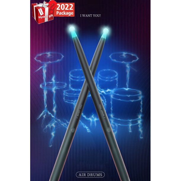 Official AuthorizationSomatosensory Drum Kit Portable Air Drum Sticks