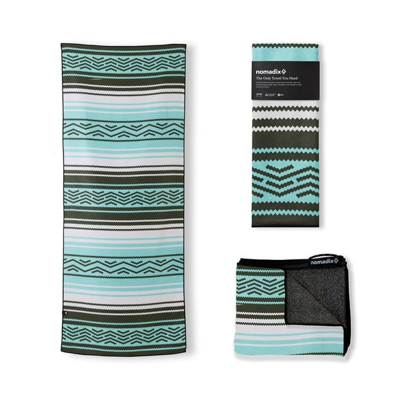 Toalla Nomadix Original Baja Aqua de 72,5 x 30 cm, superabsorbente