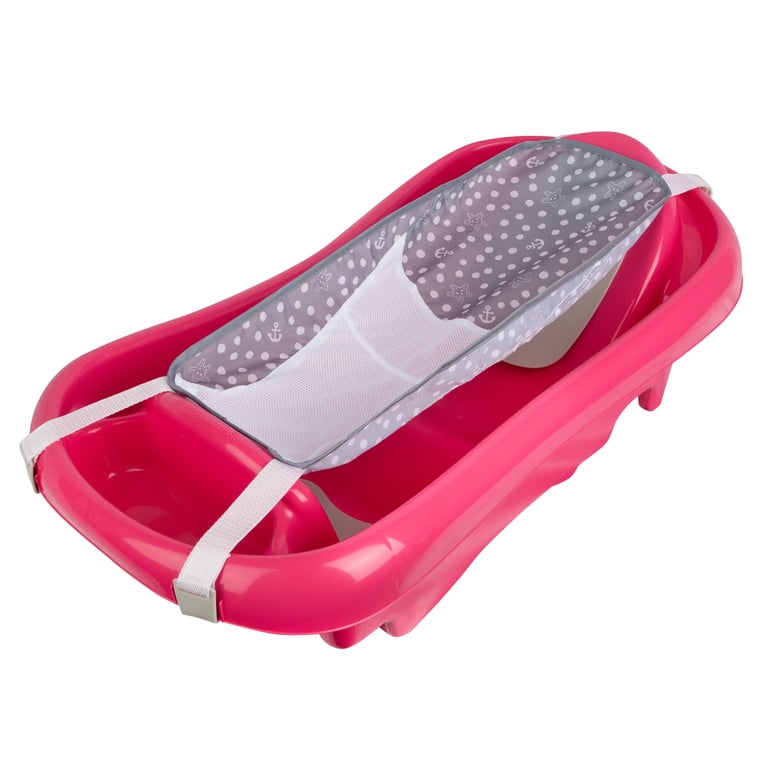 The First Years Sure Comfort Deluxe 3-in-1 Bathtub, Pink photo 1