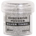 thumbnail image 5 of Cardmaking: Tinsel Heat Embossing - Ranger Glitter Tinsel Embossing Powders - 6 Item Bundle Gold, Silver, Red, Blue, Green, Snowflake, 5 of 7