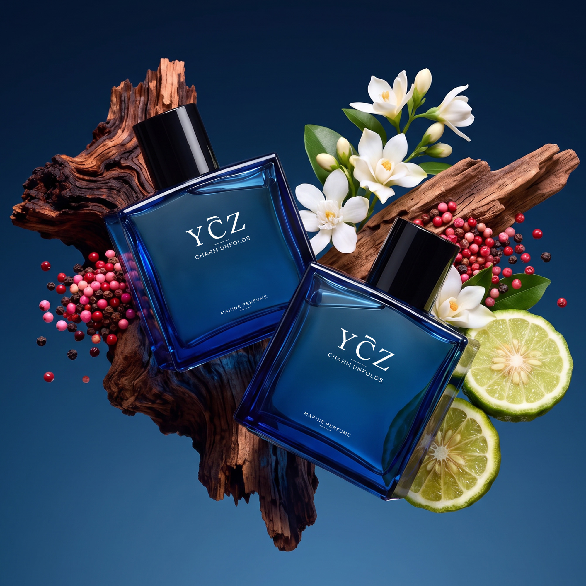 YCZ Charm Unfolds Men's Eau de Parfum, 2-Pack, 1.7 oz Each photo 4