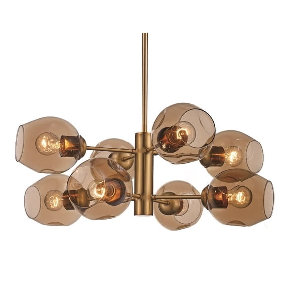 Trans Globe Lighting Pnd-2125 Clusters 8 Light 26" Wide Pendant - Gold
