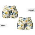 thumbnail image 5 of Fotbe Bees Collecting Nectar Seamless Shorts, Womens Workout Shorts High Waist Stretch Booty Short for Gym/Yoga/Running/Biking-Small, 5 of 9