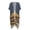 Burger Print, variant on HELLHERO Burger Print Long Kimono Swimsuit Cover Up Casual Loose Polyester Breathable Bathing Suit Cover Up