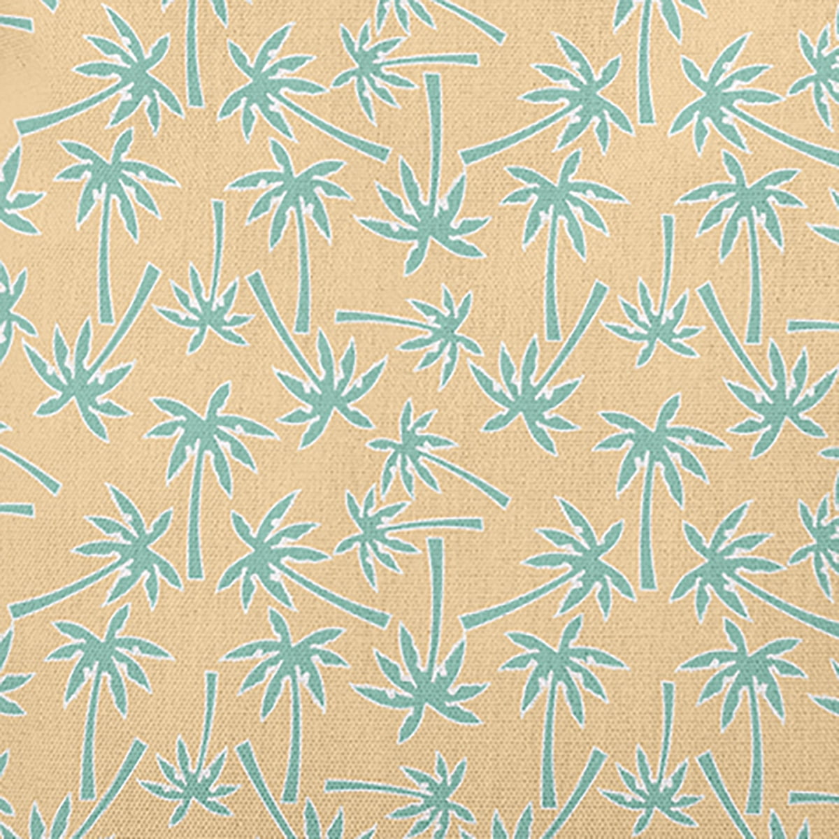 20" x 14" Simply Daisy Palm Tree Pattern Polyester Indoor/Outdoor Pillow, Corn Stalk Qty 1