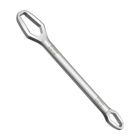 

FTjfrsbc Universal Torx Wrench Double-head Adjustable8-22mm Ratchet Spanner (Silver)