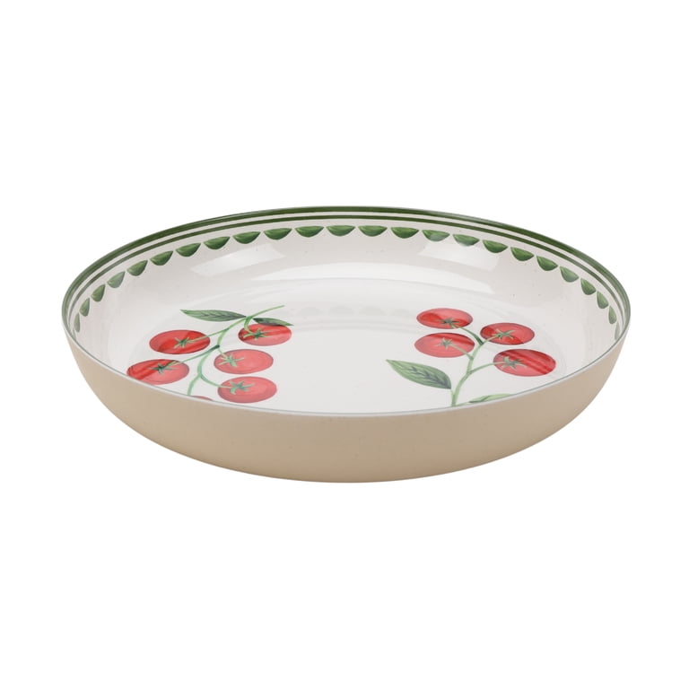 Better Homes and Gardens Tomato Design Bamboo Melamine Chip and