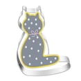 thumbnail image 1 of Molde de acero inoxidable para galletas, molde para cortar con forma de ratón y gatito de dibujos animados, herramienta para hornear masa de pan al vapor, 1 of 6