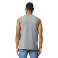 thumbnail image 4 of Gildan Heavy Cotton Tank Top for Men, Classic Fit Bound Neck Sleeveless Tank for Comfort, Sport Grey, M, 4 of 4