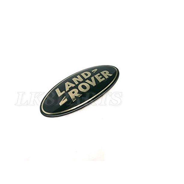 Land Rover Green and Gold Front Grille Emblem Badge New