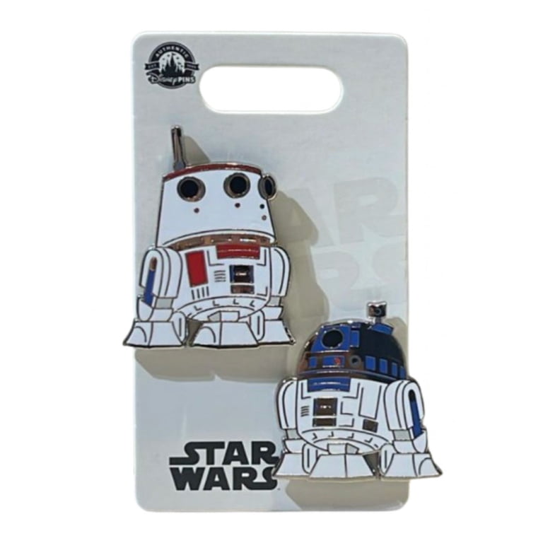 Disney Parks Star Wars Droid R2-D2 R5-D4 Set Pin New with Card