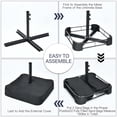 thumbnail image 6 of Costway 6 Inches Navy Market Patio Umbrella, fade-resistant and sun-protective fabric, 6 of 10