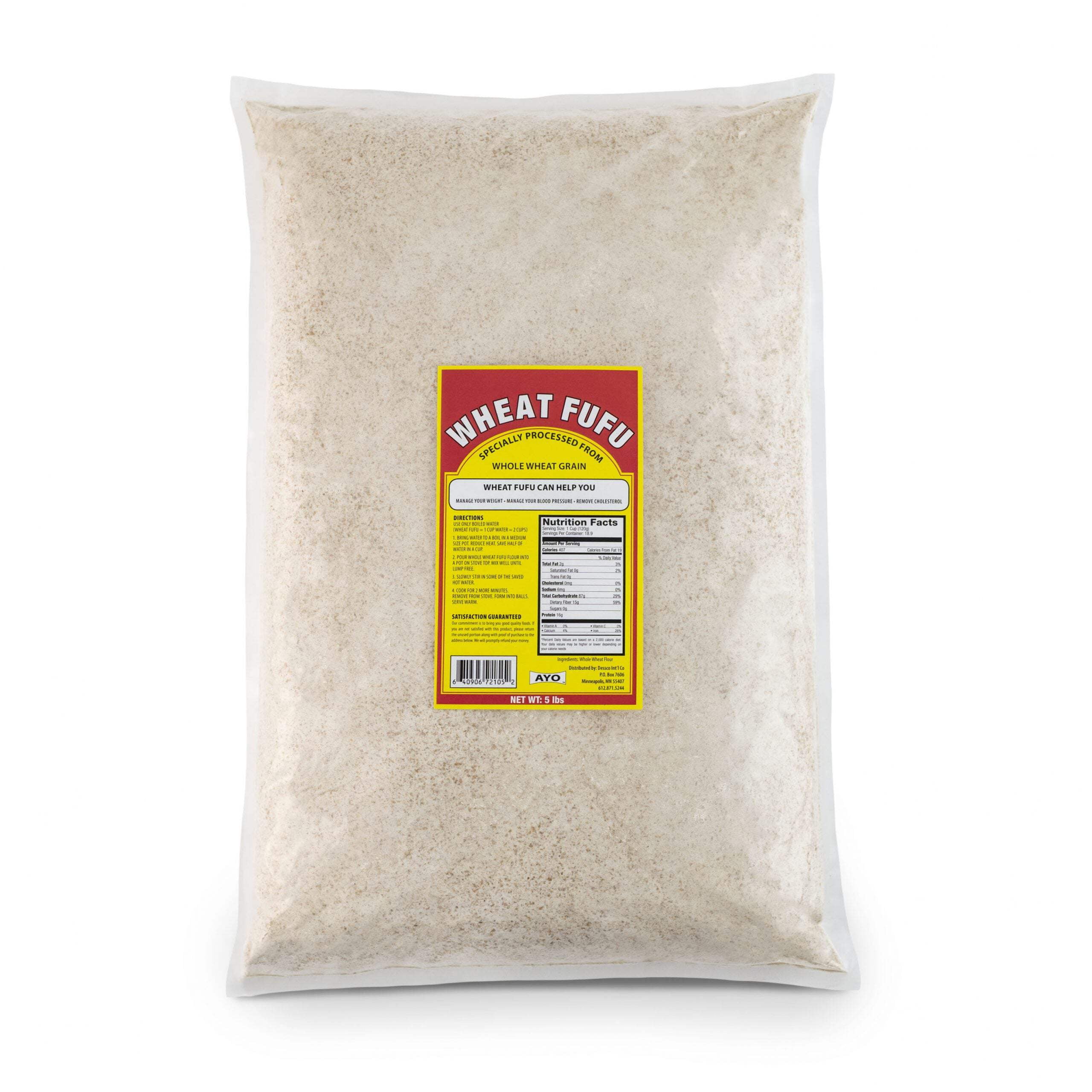 farine ファリネ　新品5個 Farina Wheat Germ Flour for Porridge and Fufu - 5lbs - Walmart.com