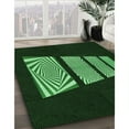 thumbnail image 3 of Ahgly Company Machine Washable Indoor Rectangle Transitional Night Black Area Rugs, 2' x 5', 3 of 7