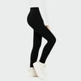 thumbnail image 4 of OGLCCG Girls Fleece Lined Leggings High Waist Winter Thermal Warm Slim Fit Tights Cold Weather Running Athletic Yoga Pants for Kids 2-13 Years, 4 of 4