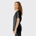 thumbnail image 2 of SPECTRUM UNIFORMS Scrubs Top Doctor & Nurse Coat Yoga Unisex V-Neck Ideal for Medical Professionals Hospital and Lab Workwear Black, 2 of 4