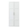 thumbnail image 6 of GZXS 2-Door Tall Pantry Cabinet with Adjustable Shelves, Freestanding Storage Cupboard for Home Office, Living Room, Kitchen, 29.53"L x 15.75"W x 70.87"H, White, 6 of 9