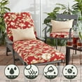 thumbnail image 5 of Greendale Home Fashions 18" x 18" Roma Floral Round Outdoor Chair Pad (Set of 2), 5 of 7