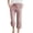Red, variant on Girls Stripes Linen Pants Drawstring Elastic Waist Straight Leg Capri Pant Summer Trendy Clothes With Pockets (13 Years, Pink)