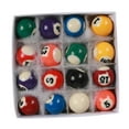 thumbnail image 4 of Juego completo de Mini bolas de billar de 16 Uds., accesorios de mesa de billar pequeños para sala de juegos, juegos recreativos deportivos de ocio en, 4 of 8