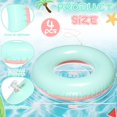 thumbnail image 2 of Flotadores Inflables para Piscina Anillos Macaron ShinyRelief para Adultos, 2 of 7