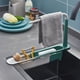 thumbnail image 5 of Sobre fregadero bastidor fruta lavado drenaje tazones cesta multifuncional cocina bañera titular de cocina utensilios de cocina organizador suministros utensilio verde seitruly HA009859-03B, 5 of 6