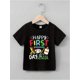 thumbnail image 1 of Happy First Of 2nd Grade T-Shirt - Loose Fit Back To School Shirt With &Quot;Happy First Quot; Slogan, Black Tee For Students, Student Outfit, Playful Graphic, Highquality Print, 1 of 6
