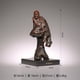 thumbnail image 2 of Dieciocho discípulos de la escultura de Buda Arte budista Raíz tallada Estatua de latón Salón de Bud Tomshoo Escultura Arhat, 2 of 3
