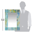 thumbnail image 4 of Infinity Instruments Rectangulaire 27.5 par 19,7 Shabby Chic Pays Mosaïque Miroir, 4 of 5