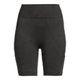 thumbnail image 5 of Avia Women's Seamless Ribbed Bike Shorts, 5 of 5