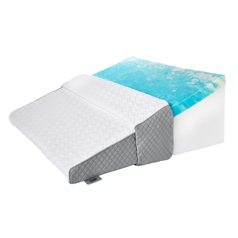 Sealy chill gel cheap foam wedge pillow