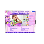 Lexibook Unicorn, Educational and Bilingual Laptop in English/Spanish, Toy for Children with 124 Activities to Learn, Play Games and Music