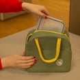 thumbnail image 3 of Lonchera con interior metalizado-Ikarus verde 23 x 19 x 12, 3 of 4