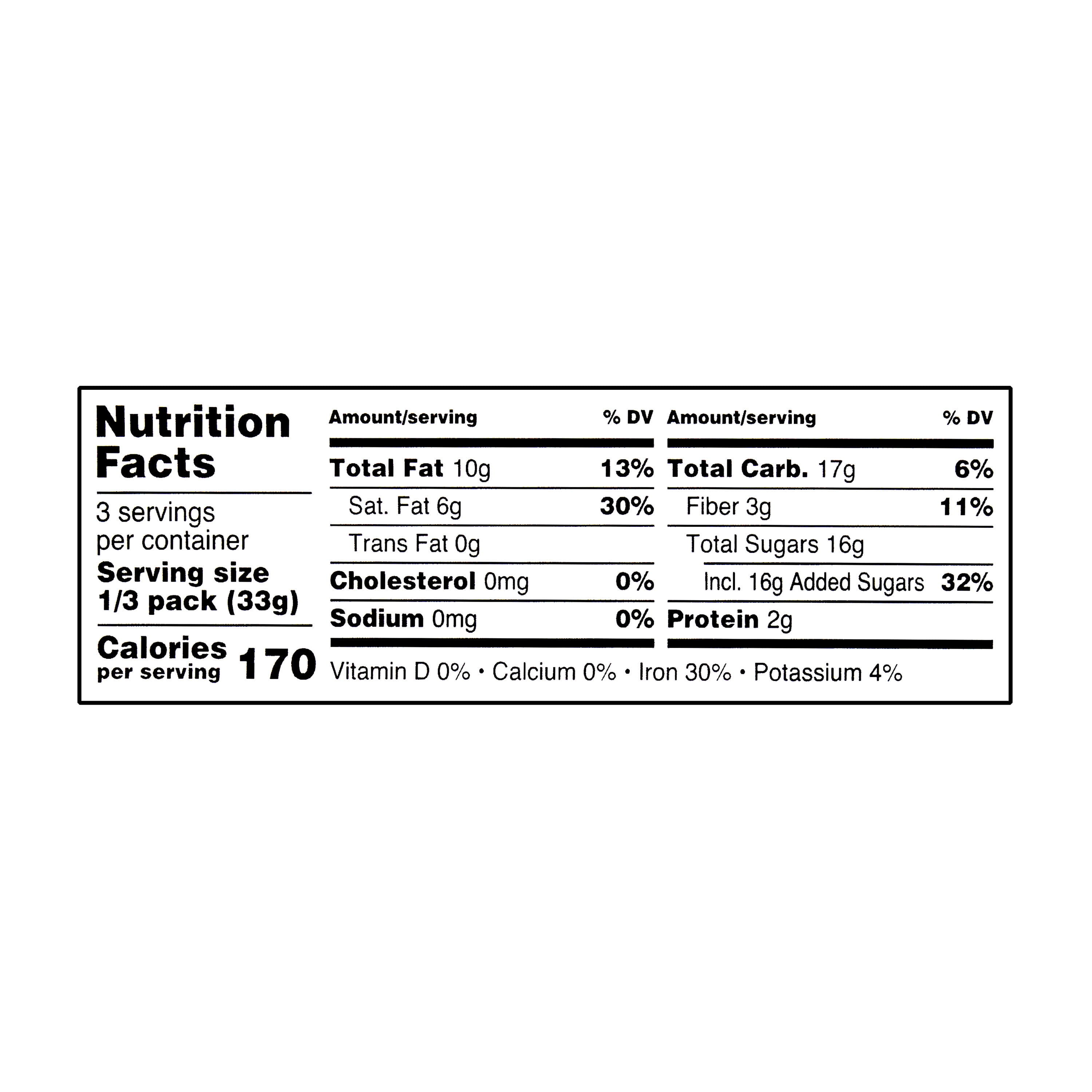 Great Value Dark Chocolate Bar, 3.52 oz