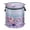 Beach Covered With Colored Glass, variant on Pop-Up Collapsible Laundry Hamper With Zippered Lid Dual Handles 50L Sunrise Wildflorals