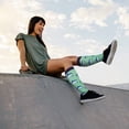 thumbnail image 3 of Wowstyle 3 Pairs Animals Compression Socks for Women – Anti-Fatigue Knee-Highs with Ultra-Soft Nylon Breathable, 360° Stretch Support for Nurses, Travelers & Gym Lovers, 3 of 5